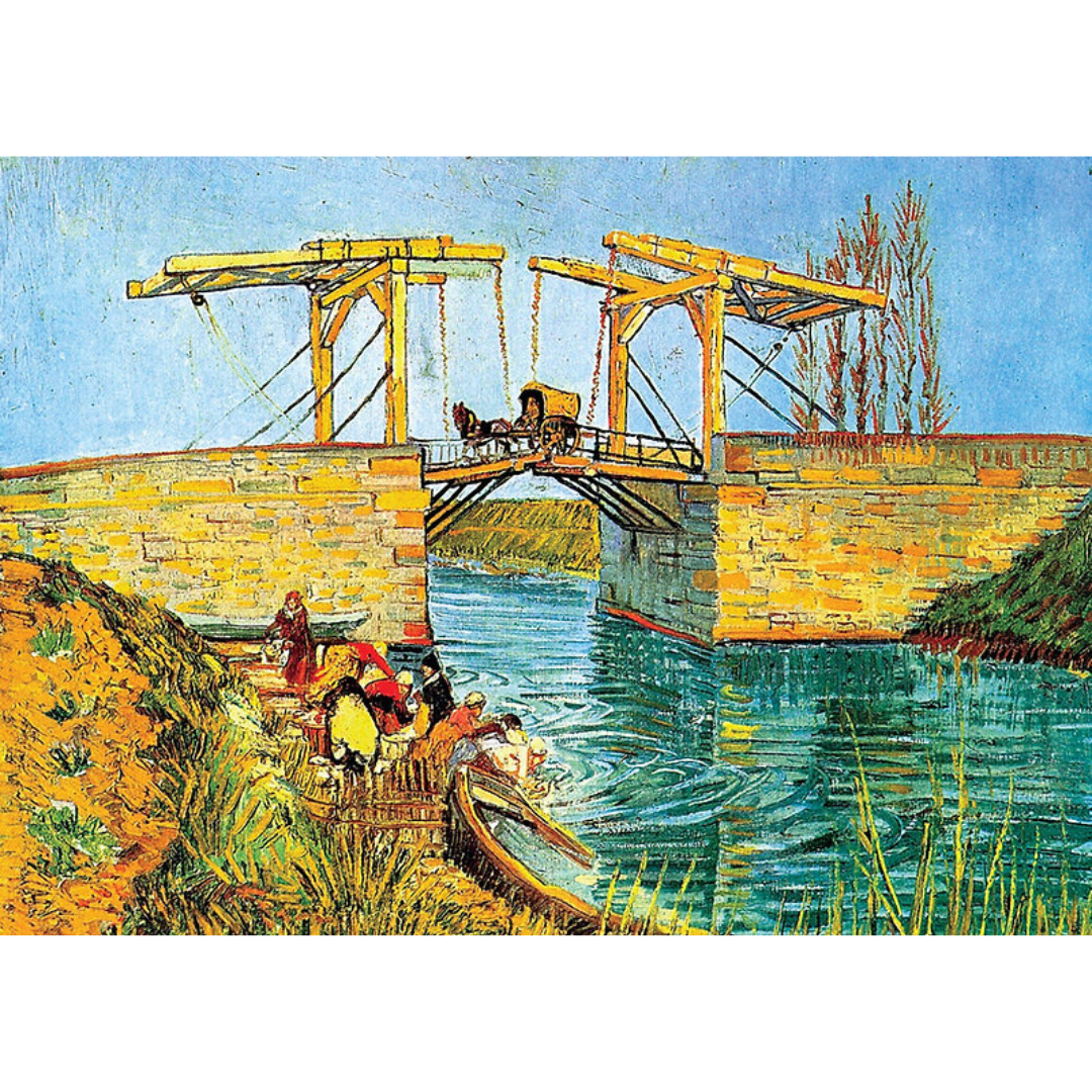 Mini Rompecabezas The Langlois Bridge at Arles - 1000 piezas