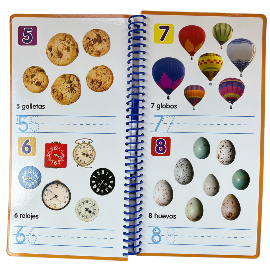 Libro Los Números escribe y borra - Libro con Voz y Sonidos