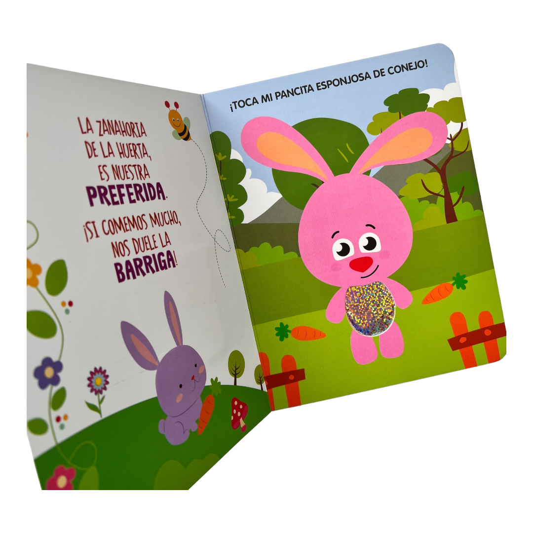 Libros de Texturas Toco y Aprendo Diversión