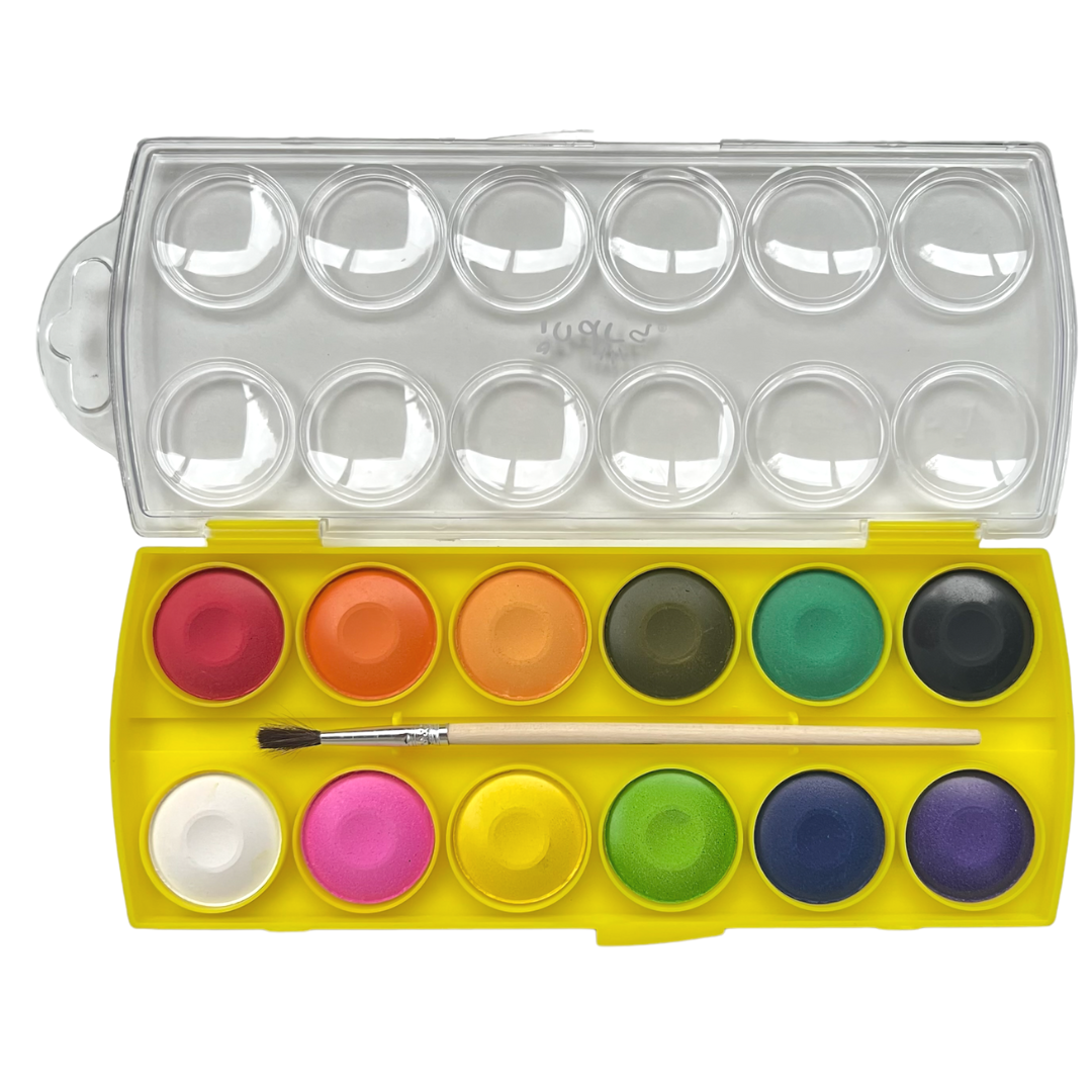 Acuarelas 12 piezas
