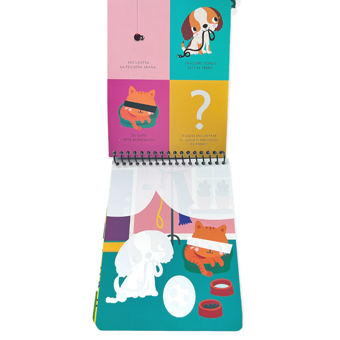 Colorea con agua MASCOTAS