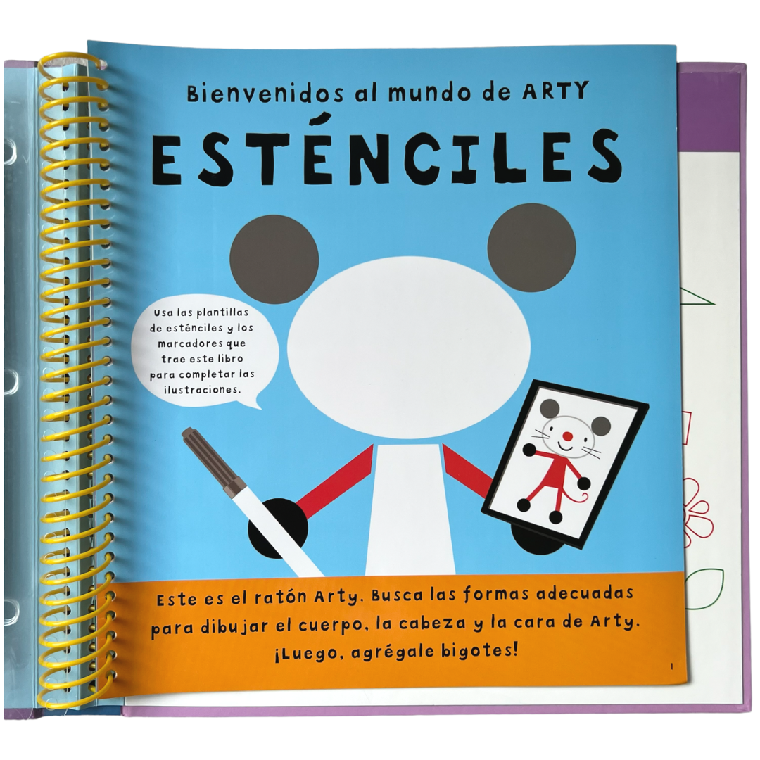 Plantillas  Esténciles - Libro de Actividades  Arty Mouse