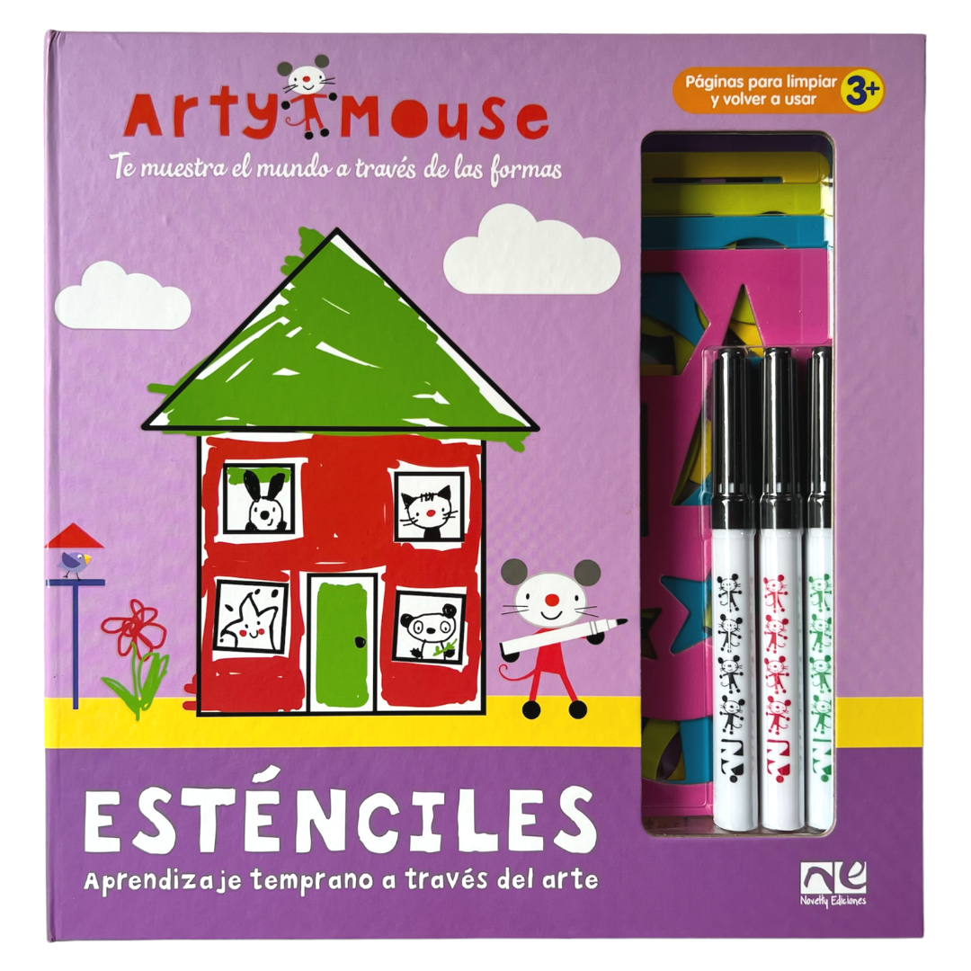 Plantillas  Esténciles - Libro de Actividades  Arty Mouse
