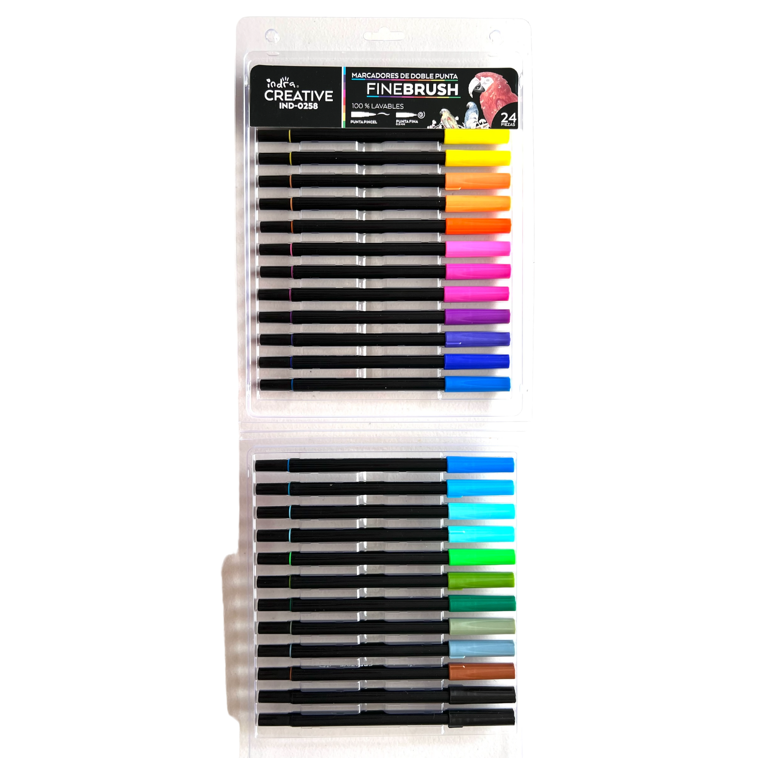 Plumones doble punta FINEBRUSH