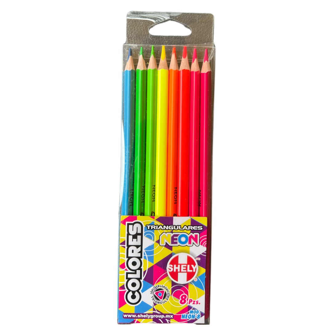 Set de 8 Colores Triangulares SHELY