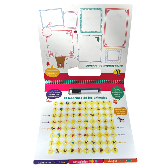 Mi Primer Libro Borrable Laberintos, actividades y juegos – IMAGIQ