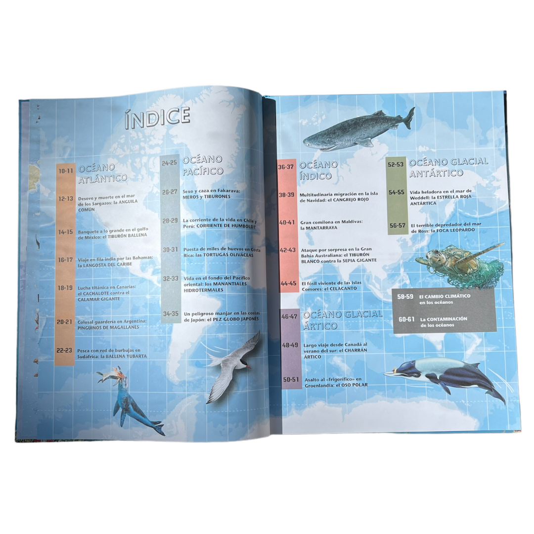 Libro Atlas de los Oceanos