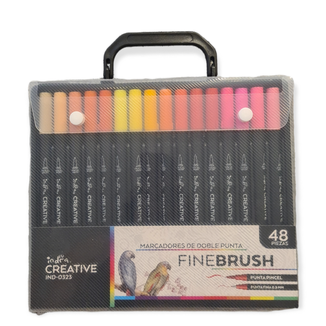 Plumones doble punta  Creative FINEBRUSH