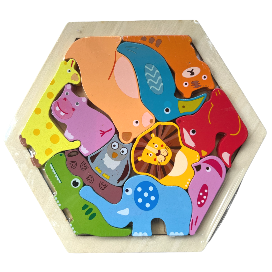 Tangram Hexagonal de Figuras