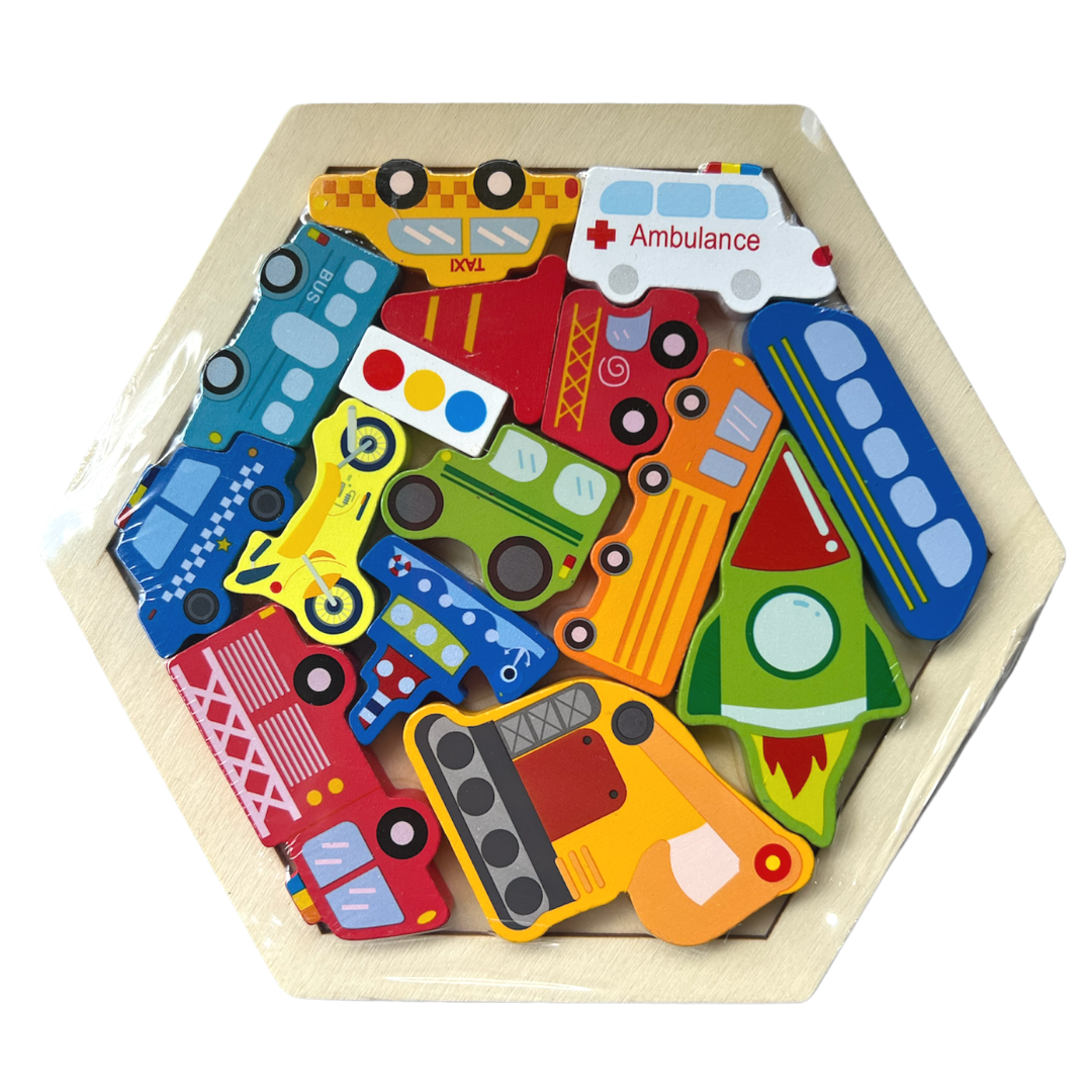 Tangram Hexagonal de Figuras